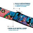 Harley Quinn Diamond Full Color Black Red Seatbelt Belt - Catwoman/Harley Quinn/Poison Ivy Pillow Fight Webbing