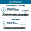 HAHA Stacked Full Color Black Gray Green Seatbelt Belt - The Joker 4-Poses/Joker Card HAHA/Smile/BANG! Grays/Greens/Purples Webbing