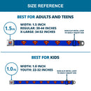 Superman Full Color Blue Seatbelt Belt - Superman Shield Blue Webbing