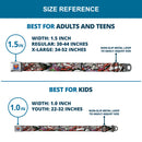 Superman Full Color Blue Seatbelt Belt - Superman Color Flying Bricks Scene Webbing