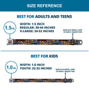 Superman Full Color Blue Seatbelt Belt - SUPERMAN Action Blocks Red/Blue Webbing