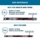 Superman Shield Comics Scenes Stacked Full Color Black Grays Red Seatbelt Belt - New 52 SUPERMAN Poses/Shield/Comic Scenes Stacked Webbing