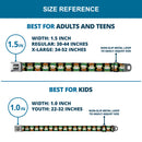 SOUTH PARK Title Logo Full Color Black/White Seatbelt Belt - South Park Kyle Flip Poses Black Webbing