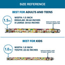 SOUTH PARK Title Logo Full Color Black/Yellow Seatbelt Belt - South Park School Kids Faces Stacked Webbing