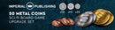 50 Metal Coin Board Game Upgrade Set (Sci-Fi Coins) NEW! -