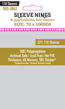 "Kpop" Collector Size Card Sleeve (70x100mm) 110 Pack, 60 Micron, SKS-8842