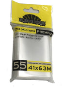 Premium Mini American Card Sleeves (41x63mm) 55 Pack, 100 Micron, SKS-9901