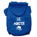 Halloween Pet, Dog & Cat Hoodie Screen Printed, "Lil Monster"