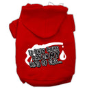 Pet Dog & Cat Hoodie Screen Printed, "If Only Cars Ran On My Kind Of Gas"