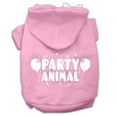 Pet Dog & Cat Hoodie Screen Printed, "Party Animal"
