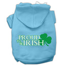 Pet Dog & Cat Hoodie Screen Printed, "Proud To Be Irish"