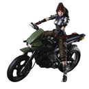 SQUARE ENIX: FINAL FANTASY VII REMAKE PLAY ARTS KAI - Jessie and Motorcycle Action Figure Set