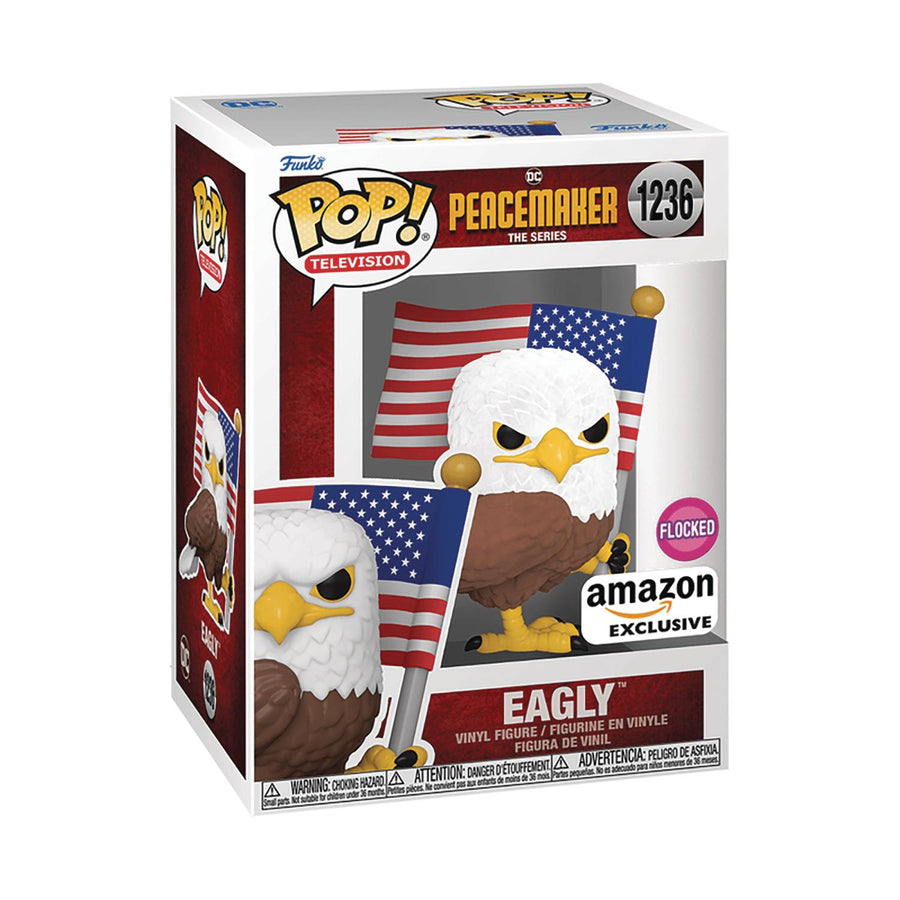 Peacemaker Eagly Funko Pop! Vinyl Figure 1236 FLOCKED