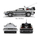 Back to the Future die-cast 1:24 scale 40th Anniversary "Hollywood Rides" light-up DeLorean Time Machine