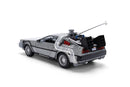Back to the Future die-cast 1:24 scale 40th Anniversary "Hollywood Rides" light-up DeLorean Time Machine