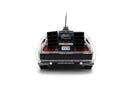 Back to the Future die-cast 1:24 scale 40th Anniversary "Hollywood Rides" light-up DeLorean Time Machine