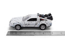 Back to the Future die-cast 1:32 scale 40th Anniversary "Hollywood Rides" DeLorean Time Machine (Frost Finished)