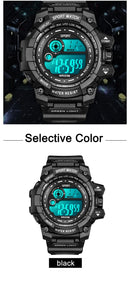 Men LED Digital Watch – Luminous Waterproof Sport Military Wristwatch