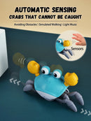 Auto-Sensing Escape Crab Toy – Crawling Baby Obstacle Avoiding Pet