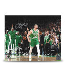 Sam Hauser Celebration Autographed Boston Celtics 8" x 10" NBA Finals Photo