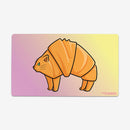 Croissant Cat Playmat