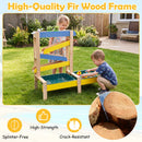 Sand and Water Table for Toddlers with 2 Basins
