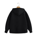 Zip Up Hoodies Women – Oversized Autumn Hooded Sweatshirt