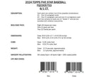 2024 Topps Five Star Baseball Hobby Box