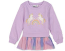 Kids Headquarters Unicorns Peplum Tunic, Size 18Mo