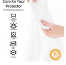 Linenspa Five Sided Waterproof Mattress Protector, Twin