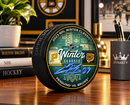Pavel Zacha Boston Bruins Autographed 2023 Winter Classic Puck