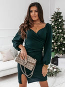 Women's Clothing Autumn and Winter New Fashion Commuter V-neck