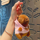 Cute Capybara Plush Toy – Hoodie with Wings Stuffed Animal Doll