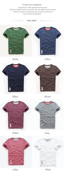 Men's T-shirt Men's clothing Causal Cotton Basic Tshirt Male streetwear Short sleeve tee Man Y2k Tops Oversized Graphic T-shirts
