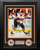 Sean Couturier 2024 Stadium Series Action Philadelphia Flyers Autographed 8x10 Framed Hockey Photo