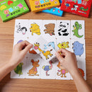 32Pcs Toddler Matching Cards – Montessori Animal & Shape Puzzle Set