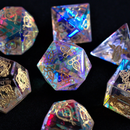 Serpent of Midgard Prism Glass Dice Set