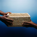 Set of 3 Rectangular Baskets | Storage Bins with Handles Home Shelf Organizers