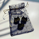 Set of 3 Velvet Claws Mini Black Cat Hair Claws | Hair Claw Clip in Giftable Pouch