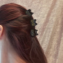 Set of 3 Velvet Claws Mini Black Cat Hair Claws | Hair Claw Clip in Giftable Pouch