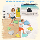 Set of 11 Stepping Stones for Kids Non-Slip Balance Stones with Storage Bag