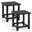 Adirondack Side Table 18" Outdoor HDPE Slatted
