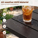 Adirondack Side Table 18" Outdoor HDPE Slatted