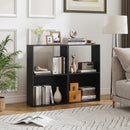 3-Tier Bookshelf with Open Storage - Set of 2