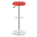 Height Adjustable Swivel Bar Stool Set of 2 - Red