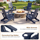 Adirondack Chairs Set of 2 with Cup Holders