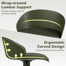 Adjustable Swivel Bar Stools Set of 4 with Back & Footrest