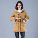 Women Winter Puffer Coat – Warm Cotton Hooded Casual Parka