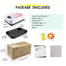 Mini Heat Press Machine, Portable 7x5 Inch Press for T-Shirts HTV Sublimation