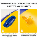 Double Airbag Swimming Ring Anti-Roll Inflatable Float for Kids & Adults
